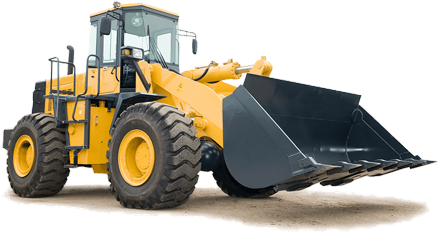 Background construction equipment